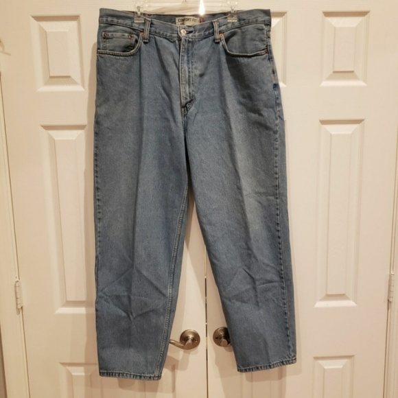 2000'S Levi's 560 Loose Fit Tapered Denim Pants, Men's Size 34 cotton blue type Vintage Second Hand